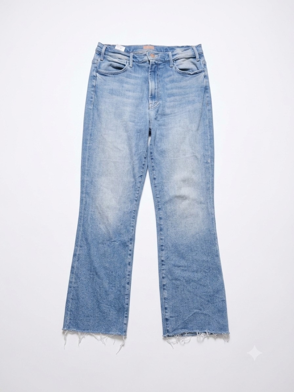 MOTHER Light Blue High-Rise Wide-Leg Jeans